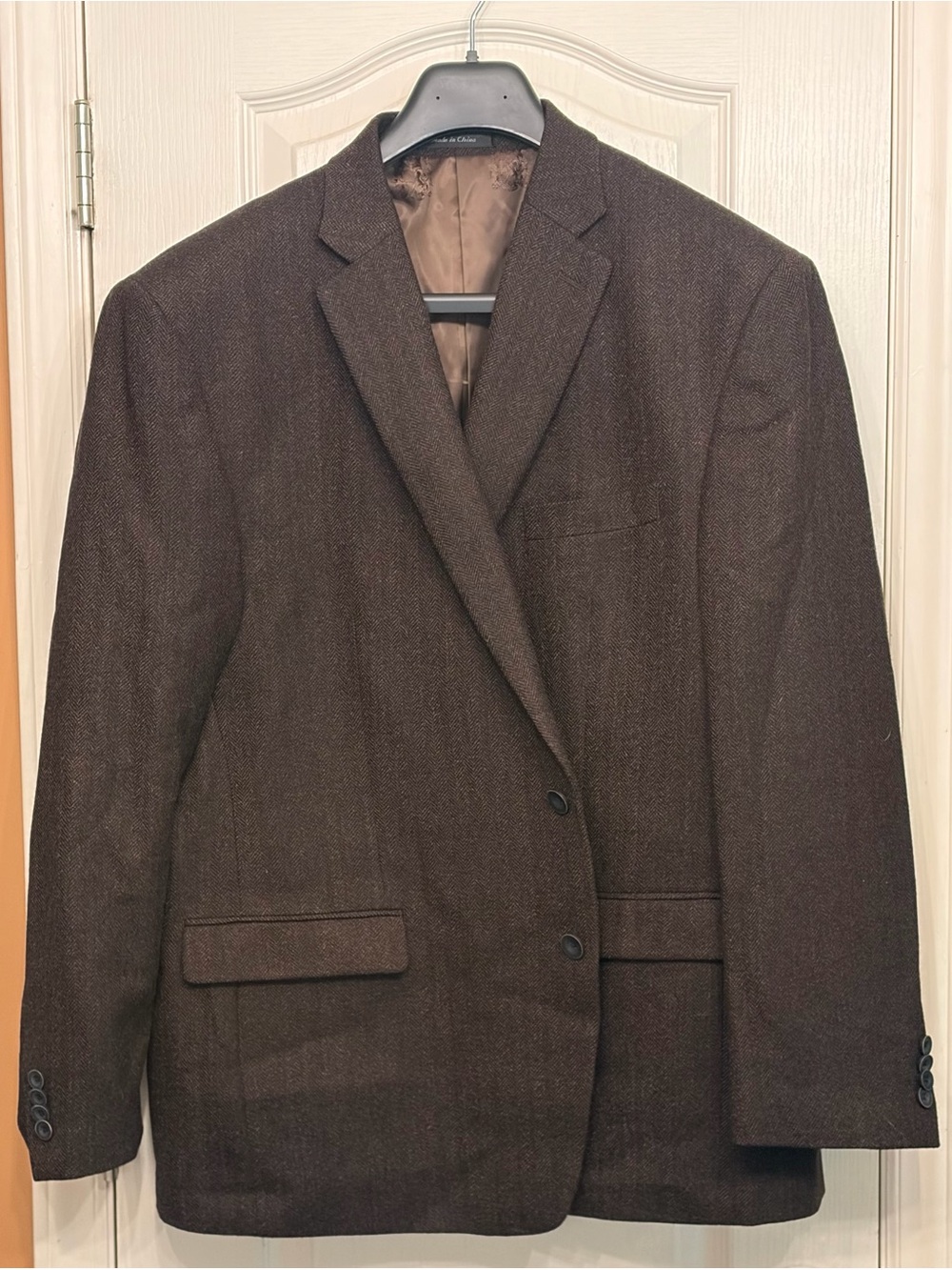 Austin Reed Men's Dark Brown Wool Sport Coat